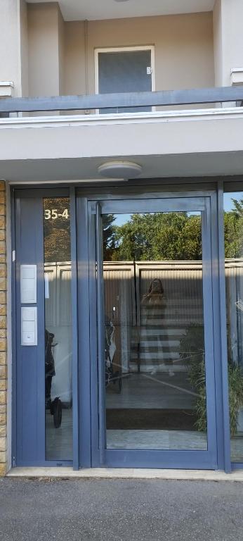 Majutusasutuse Appart Décines Eurexpo Groupama LDLC Aréna St Ex fassaad või sissepääs