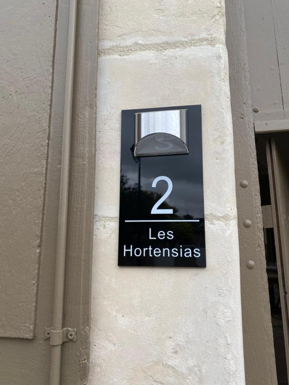 Certifikát, hodnocení, plakát nebo jiný dokument vystavený v ubytování Les Hortensias