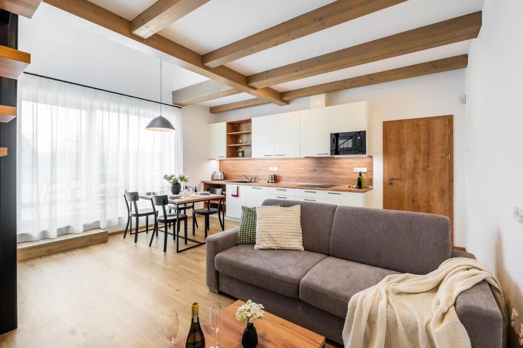 Posezení v ubytování Apartmány Lošov
