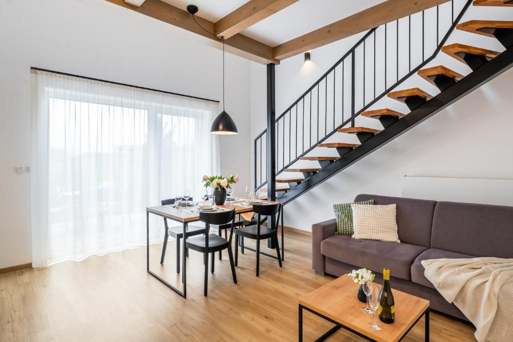 Posezení v ubytování Apartmány Lošov