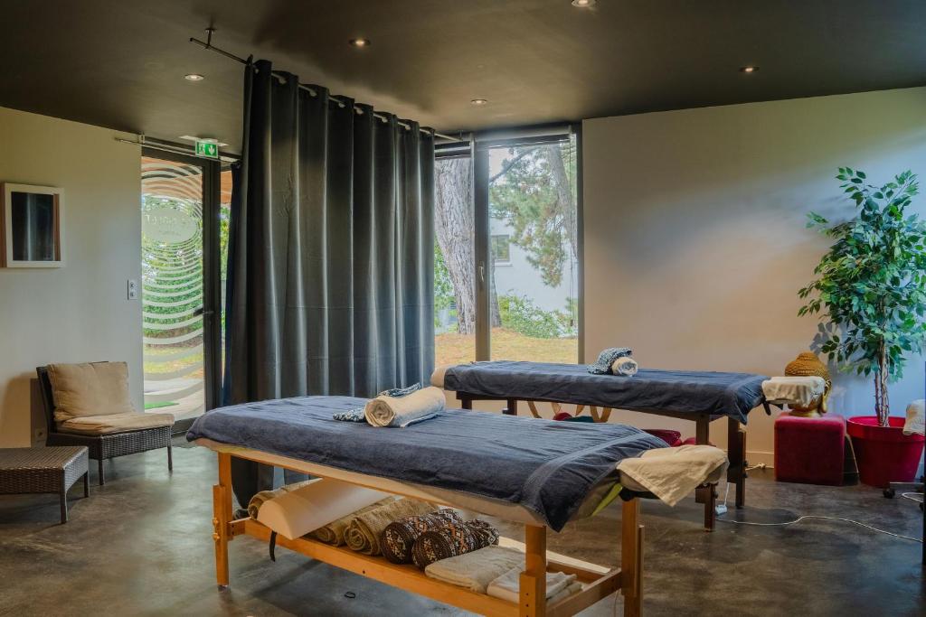 Lázně a/nebo wellness v ubytování Le Galet Hotel & Spa