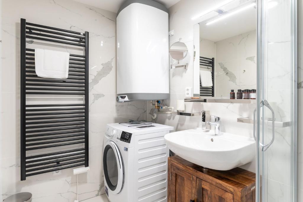 Koupelna v ubytování Apartmány Resort Vrchlabí