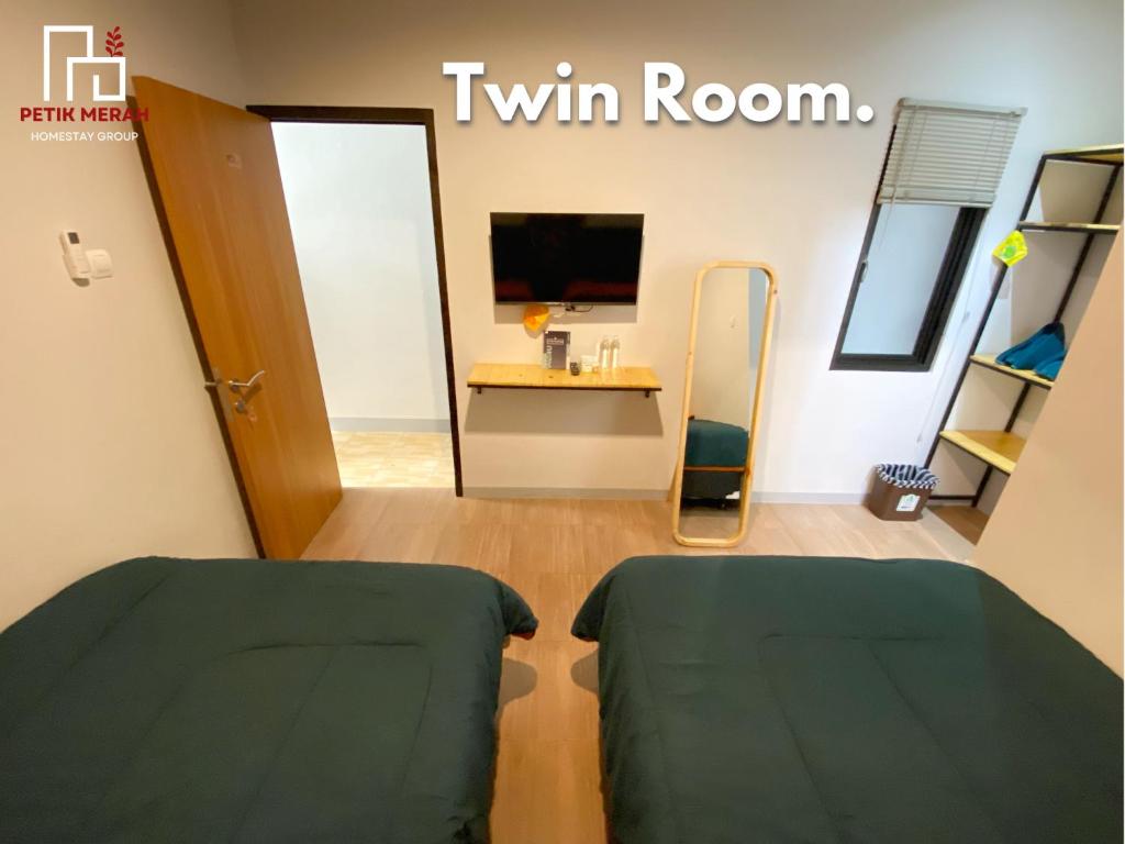 Petik Merah Homestay - 豪华双胞胎房间