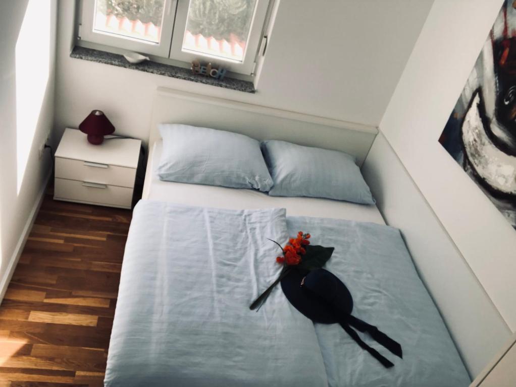 Posteľ alebo postele v izbe v ubytovaní Apartment Lea