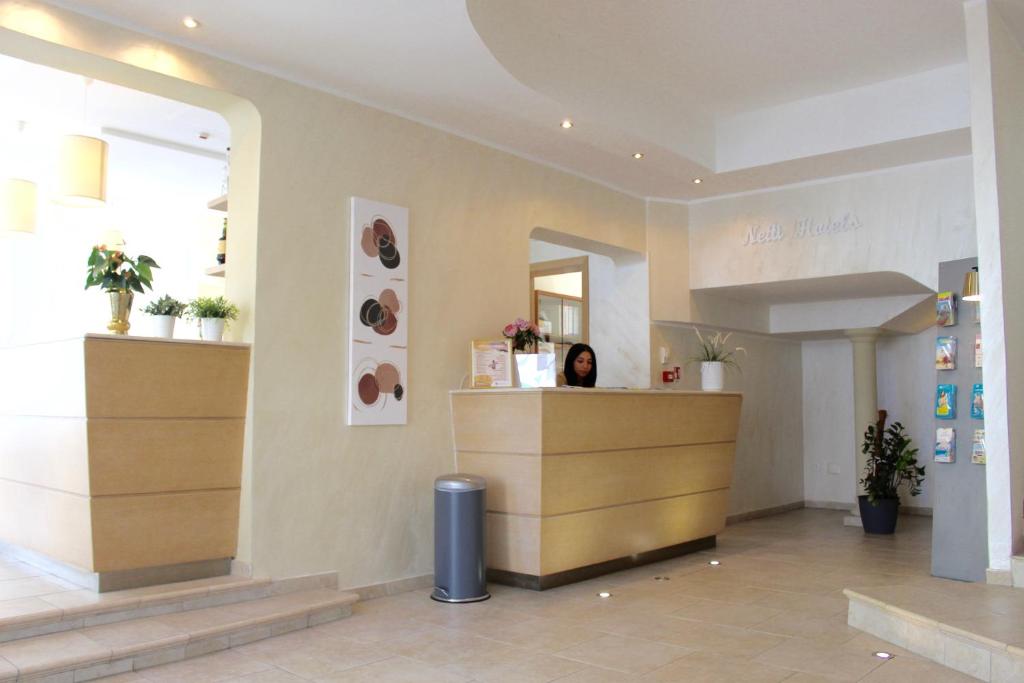 Vstupní hala nebo recepce v ubytování King Hotel