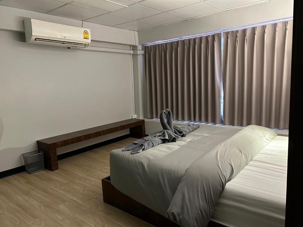Postel nebo postele na pokoji v ubytování OD Hostel