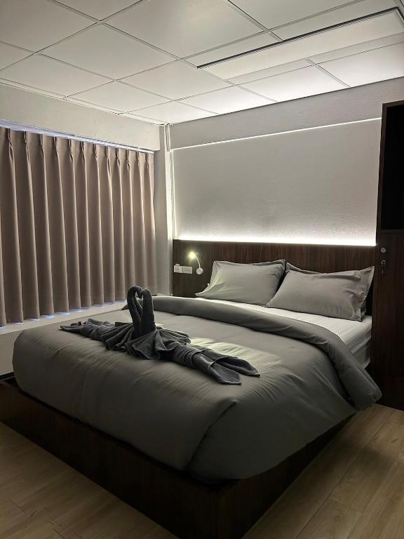 Postel nebo postele na pokoji v ubytování OD Hostel