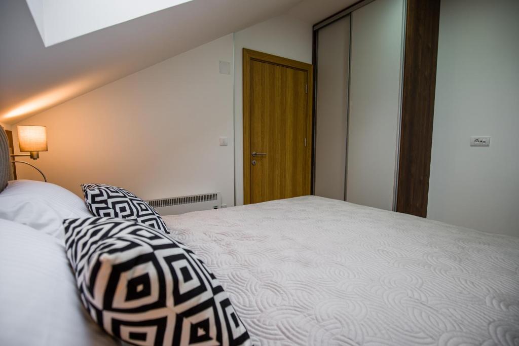 Postel nebo postele na pokoji v ubytování TOP VIEW apartment 39