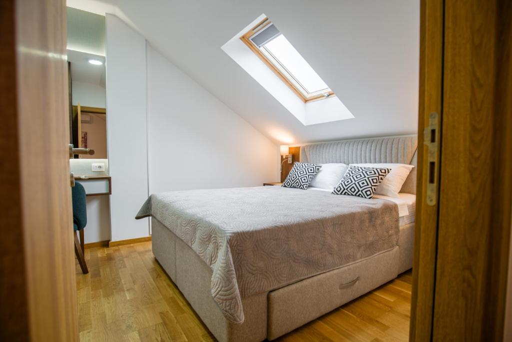 Postel nebo postele na pokoji v ubytování TOP VIEW apartment 39