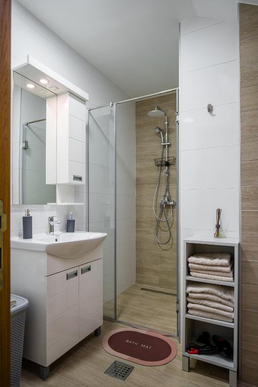 Koupelna v ubytování TOP VIEW apartment 44