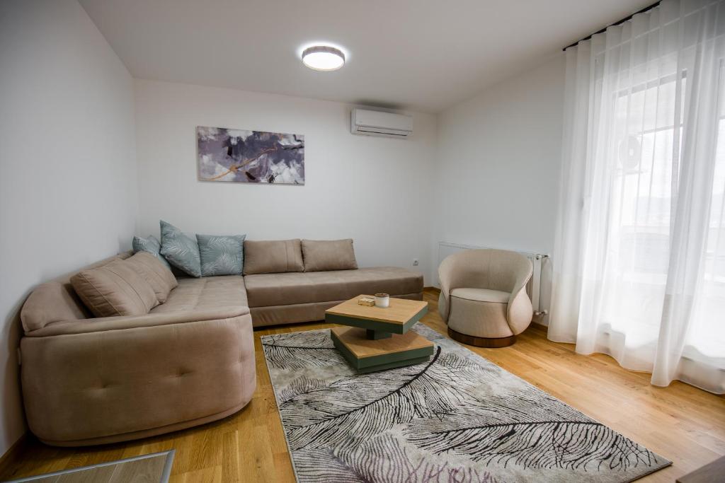 Posezení v ubytování TOP VIEW apartment 44