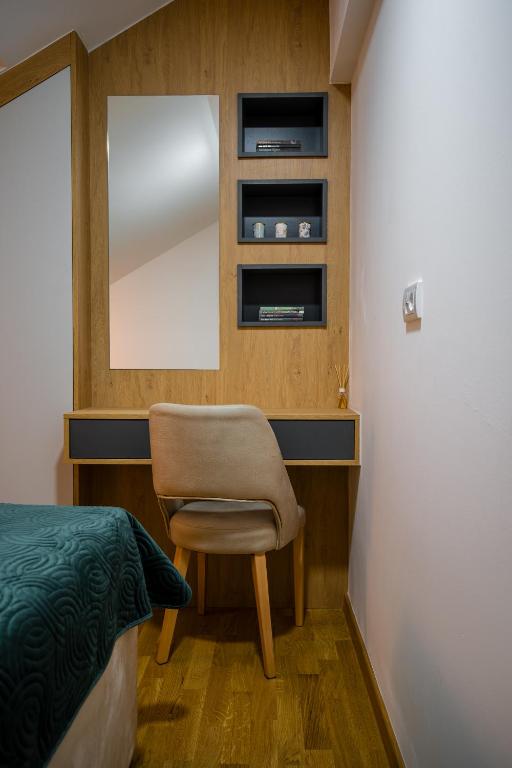 Postel nebo postele na pokoji v ubytování TOP VIEW apartment 44