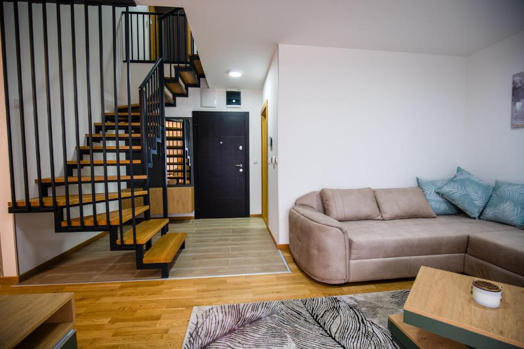 Posezení v ubytování TOP VIEW apartment 44