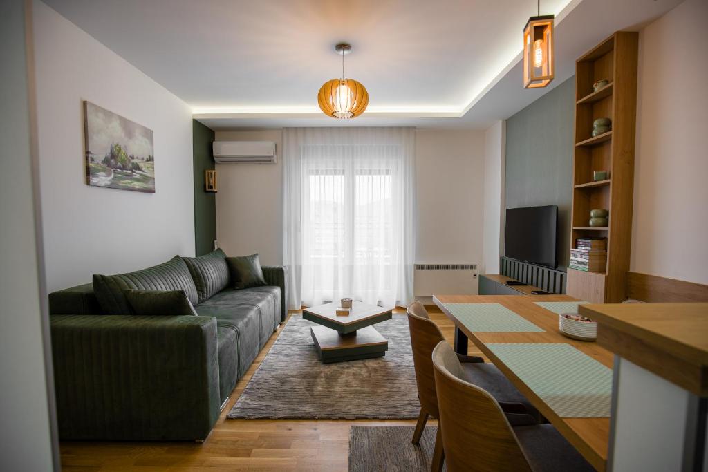 TV a/nebo společenská místnost v ubytování TOP VIEW apartment 46