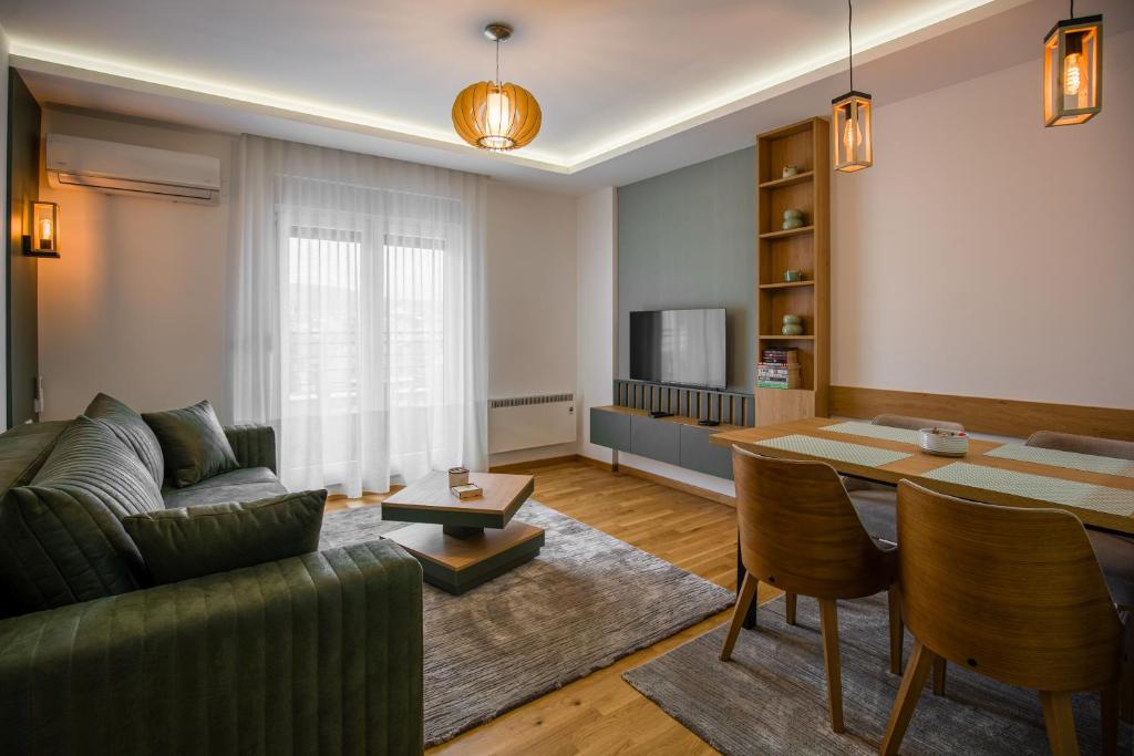 Posezení v ubytování TOP VIEW apartment 46