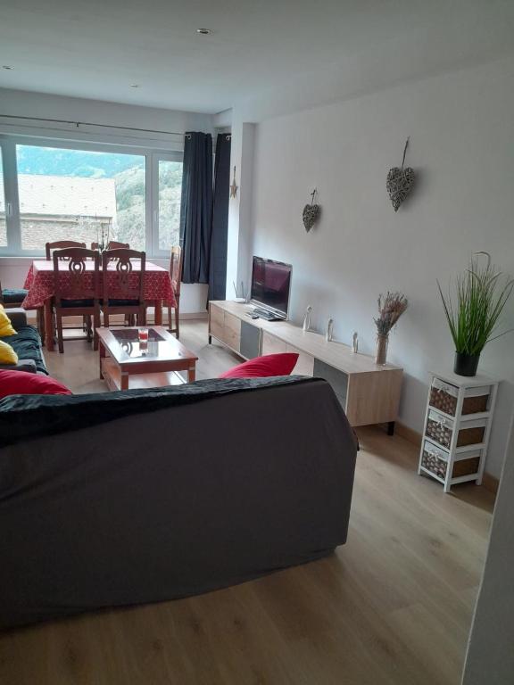 Posezení v ubytování Nice apartment Soldeu Renttarter