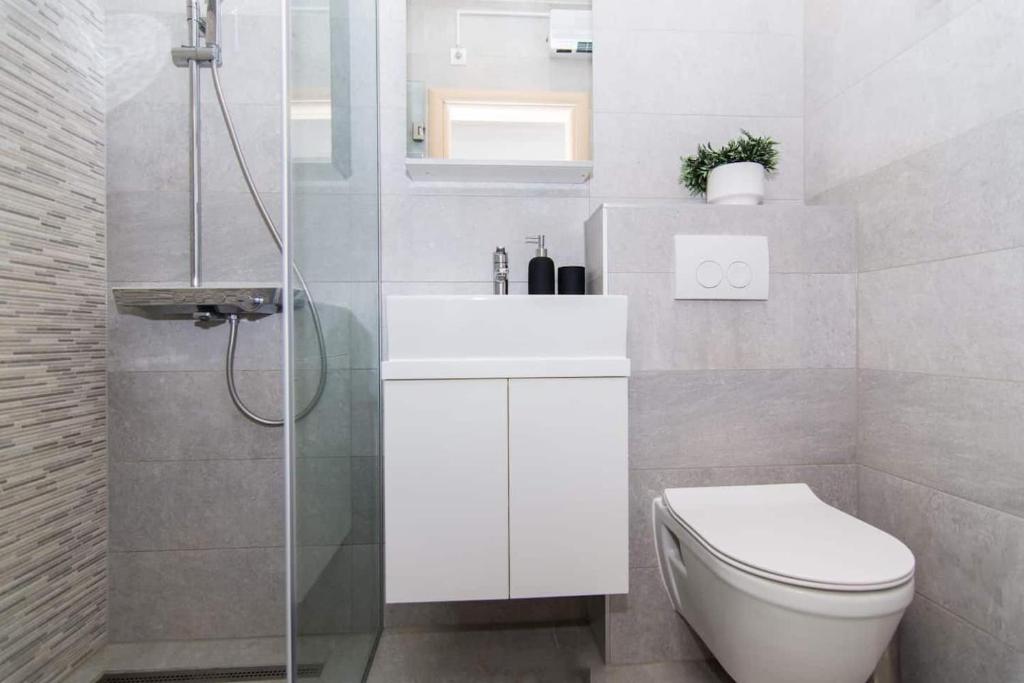 Kúpeľňa v ubytovaní Apartment Tom