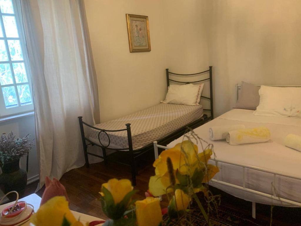 Postel nebo postele na pokoji v ubytování Allulivus