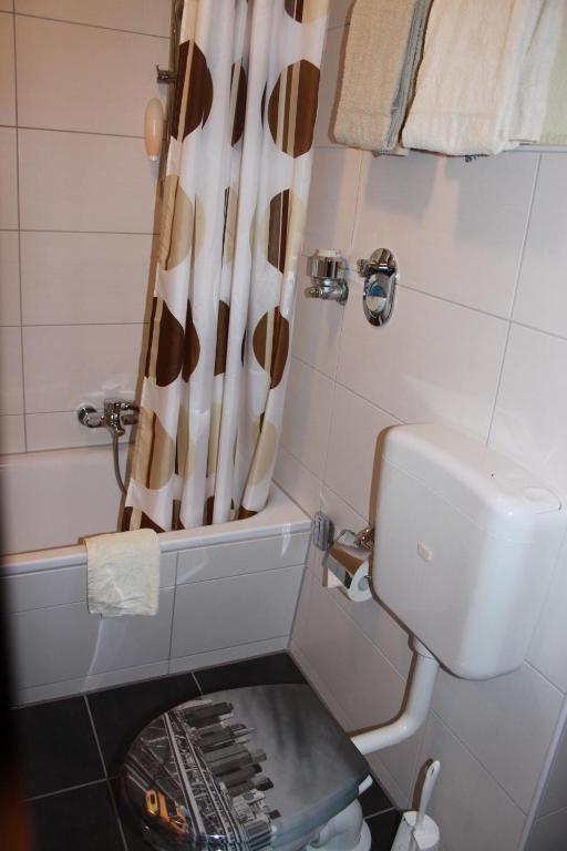 Koupelna v ubytování Ferienwohnung Markmann