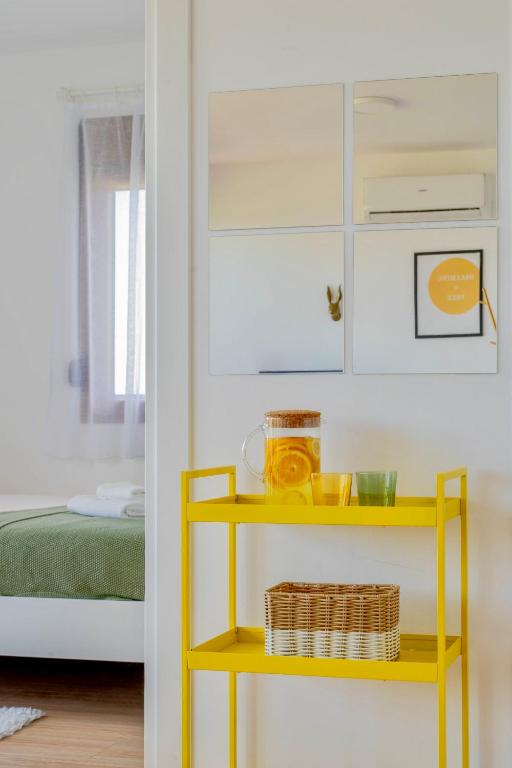 Postel nebo postele na pokoji v ubytování Rent a NEST