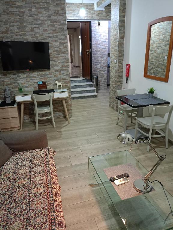 Posedenie v ubytovaní Athens Center Cosy Apartment