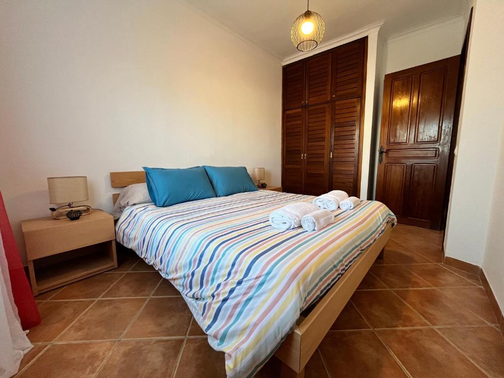 Postel nebo postele na pokoji v ubytování Appart magnifique Cabo Negro
