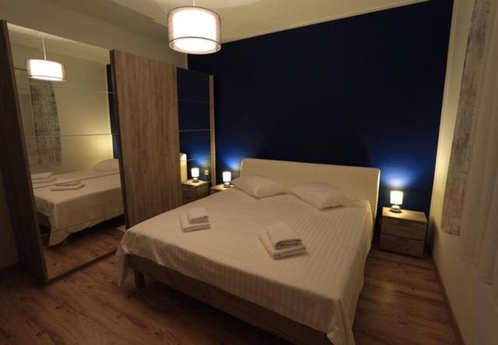 Postel nebo postele na pokoji v ubytování House Franny