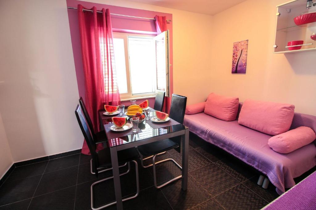 Posezení v ubytování Apartments Jadra