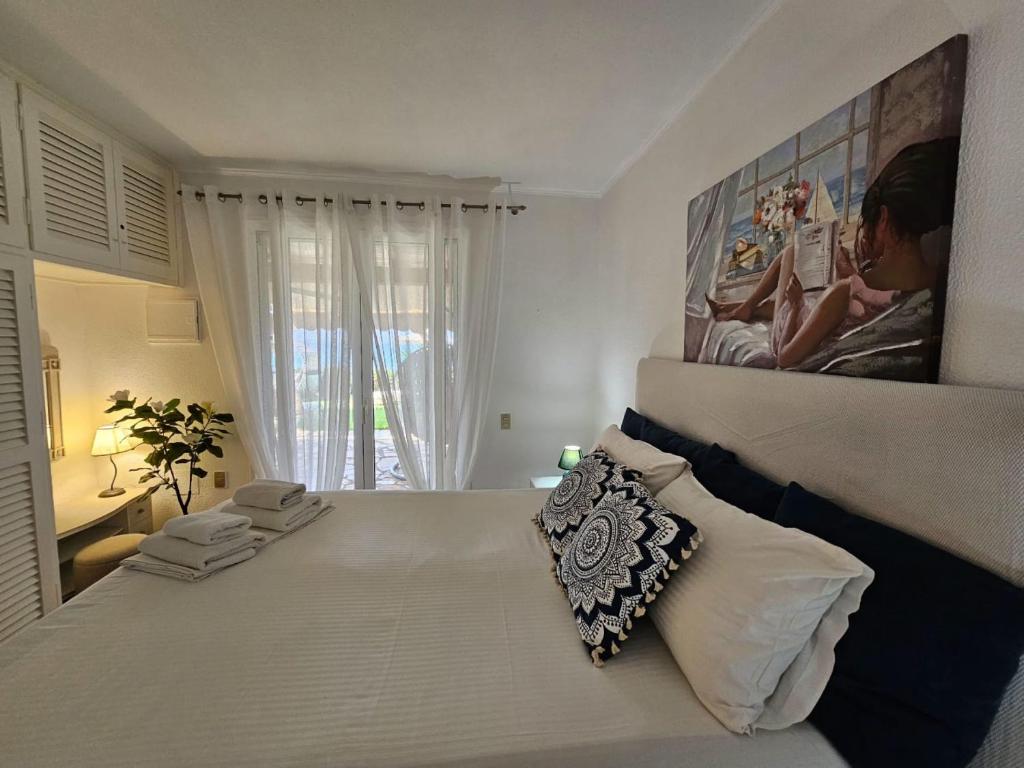 Postel nebo postele na pokoji v ubytování Corfu Dream Holidays Villas