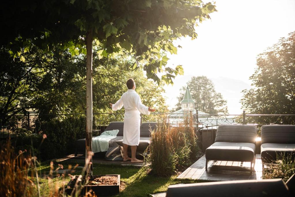 Vonkajšia záhrada v ubytovaní Wohlfühlresort Peternhof