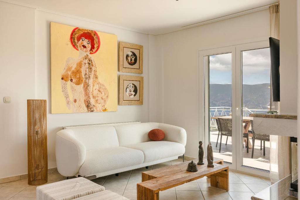 Μια τηλεόραση ή/και κέντρο ψυχαγωγίας στο Villa Renata Fiskardo