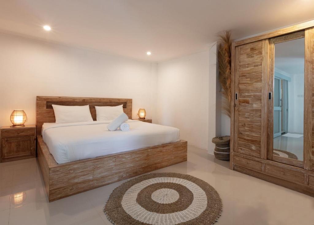 Braban Sari Bali房間的床