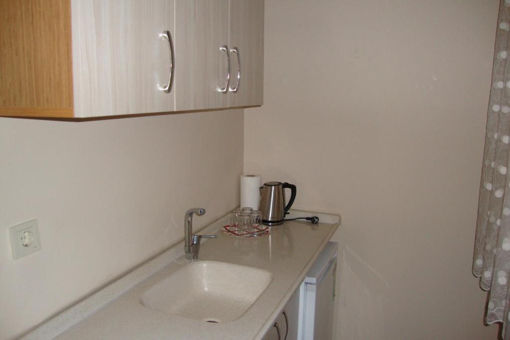 Kuchyň nebo kuchyňský kout v ubytování Royal Suites Besiktas