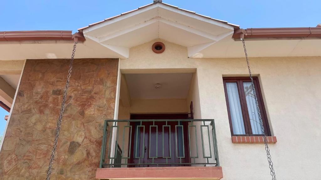 Balkón nebo terasa v ubytování Departamento amoblado en segundo piso