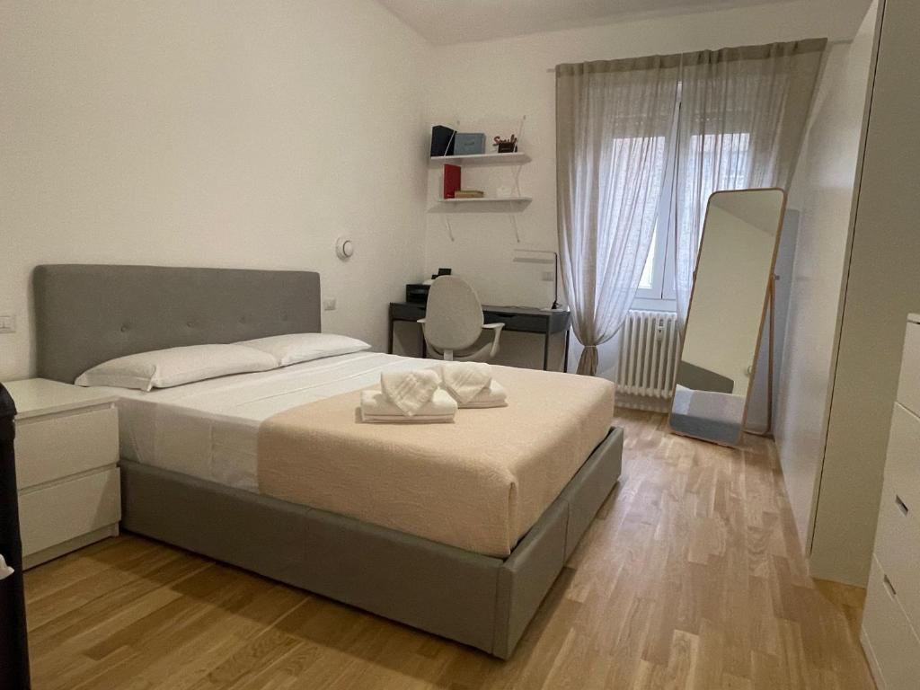 Ένα ή περισσότερα κρεβάτια σε δωμάτιο στο Easy to stay