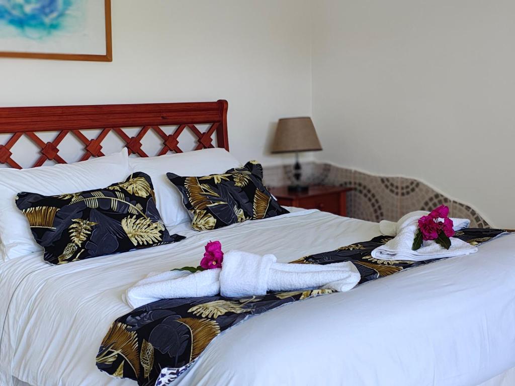 Postel nebo postele na pokoji v ubytování Hotel Gomero