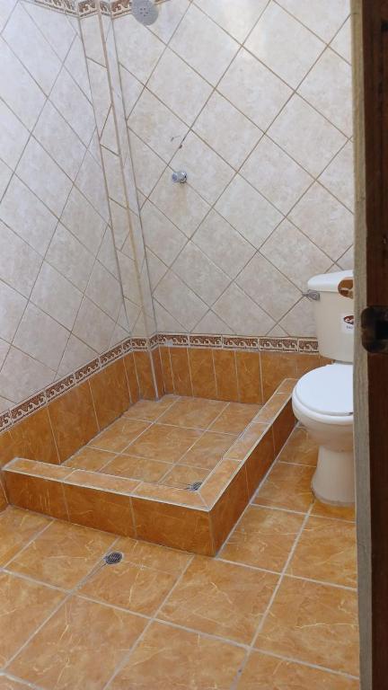 Koupelna v ubytování Casa Alojamiento La Cascina