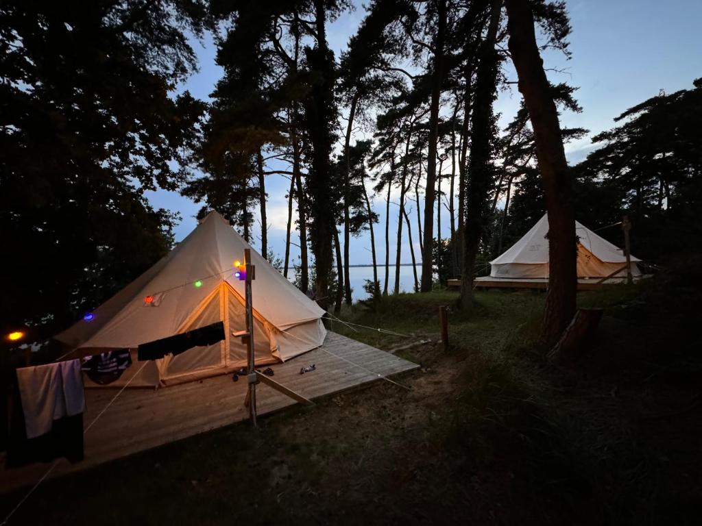 Příroda nedaleko luxury tent
