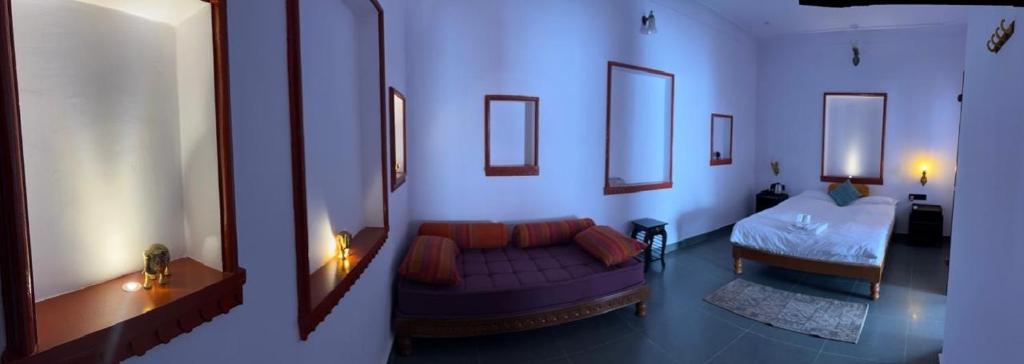 Voodi või voodid majutusasutuse Hari Niwas Guest House toas