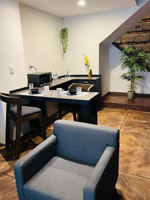 Zona de estar de QA Hotel