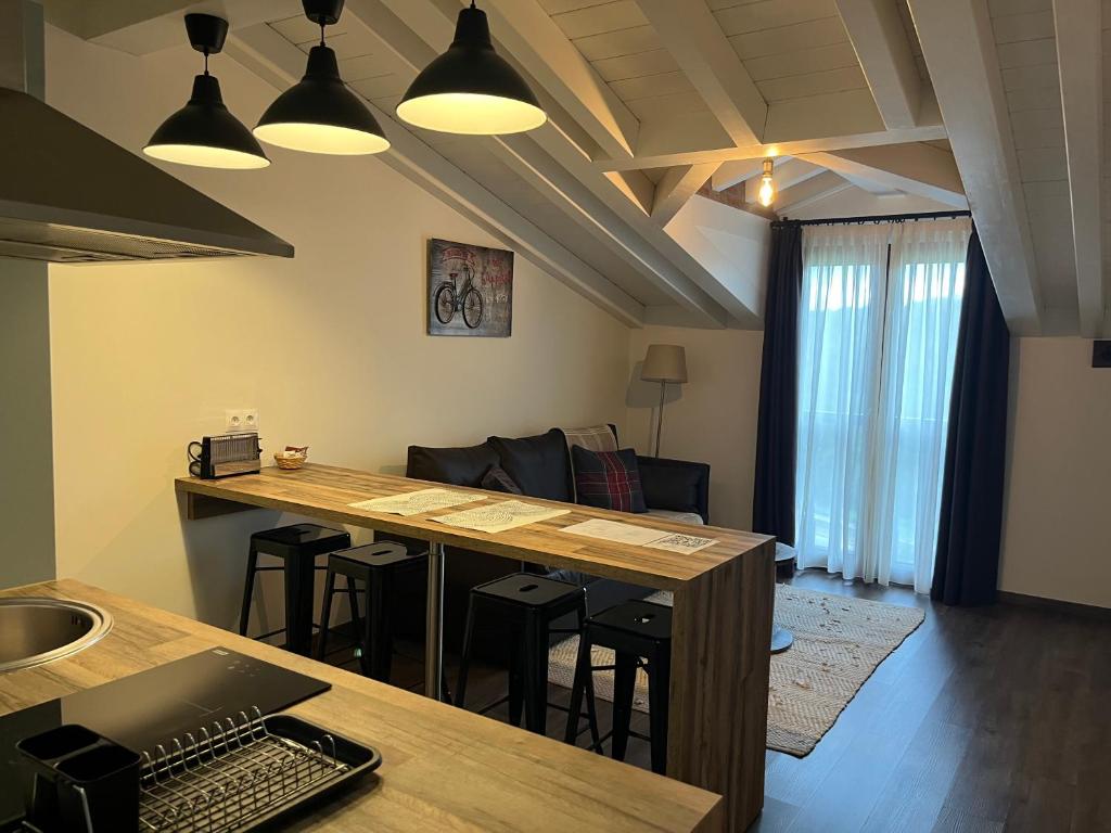 Posezení v ubytování Apartamentos Estela de Altamira