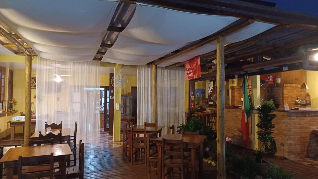 Restaurace v ubytování Pousada Miracolo