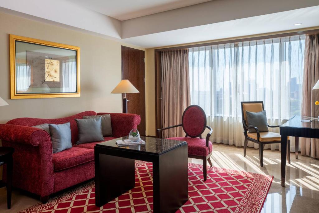 Posezení v ubytování Renaissance Tianjin TEDA Convention Centre Hotel