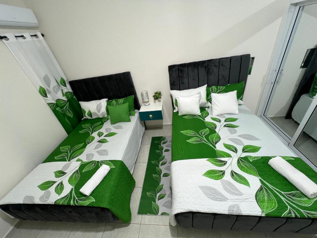 Postel nebo postele na pokoji v ubytování Hotel Mi Dulce Amanecer PyR