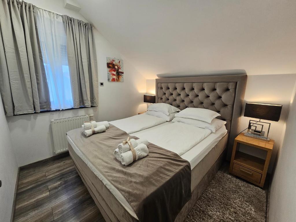Posteľ alebo postele v izbe v ubytovaní Villa Agram