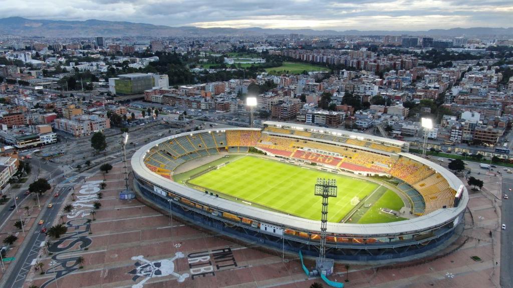 Nespecifikovaný výhled na destinaci Bogotá nebo výhled na město při pohledu z hotelu