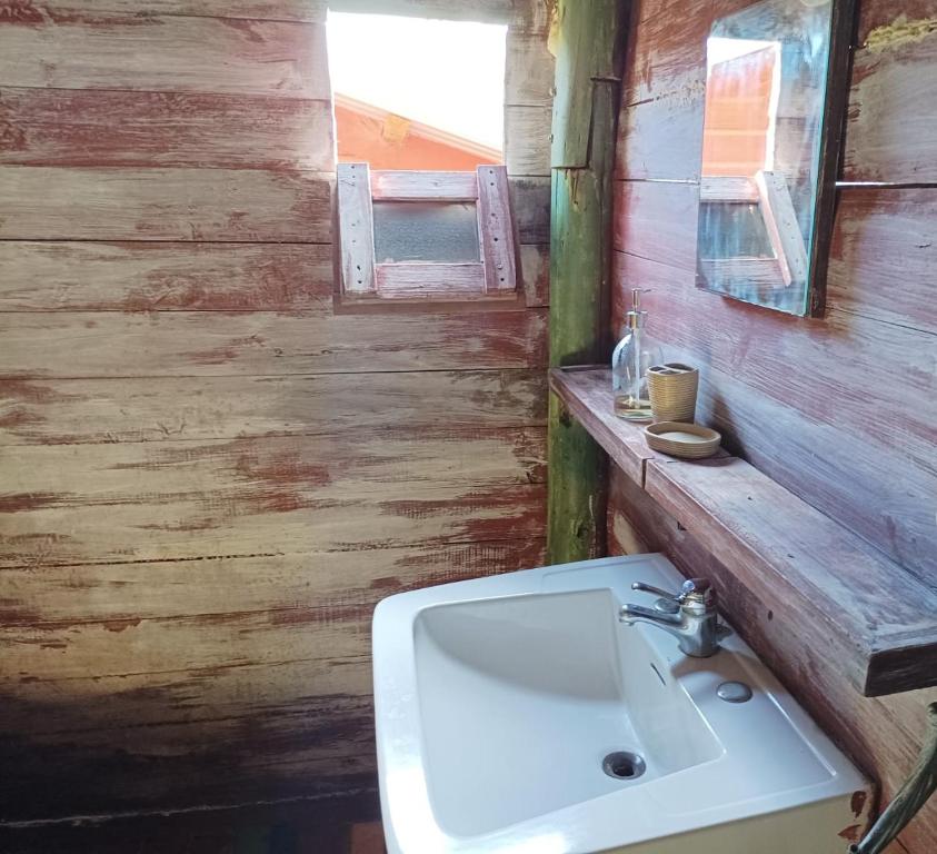 Koupelna v ubytování Casas Punta Negra