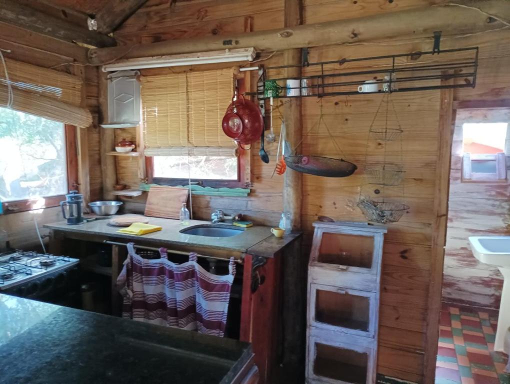 Kuchyň nebo kuchyňský kout v ubytování Casas Punta Negra