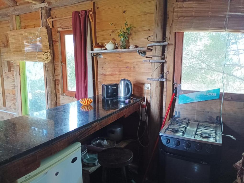 Kuchyň nebo kuchyňský kout v ubytování Casas Punta Negra
