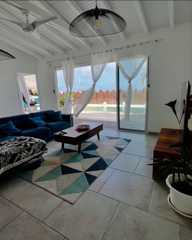 Posezení v ubytování Villa Amaryllis luxueuse,piscine,vue mer,plage